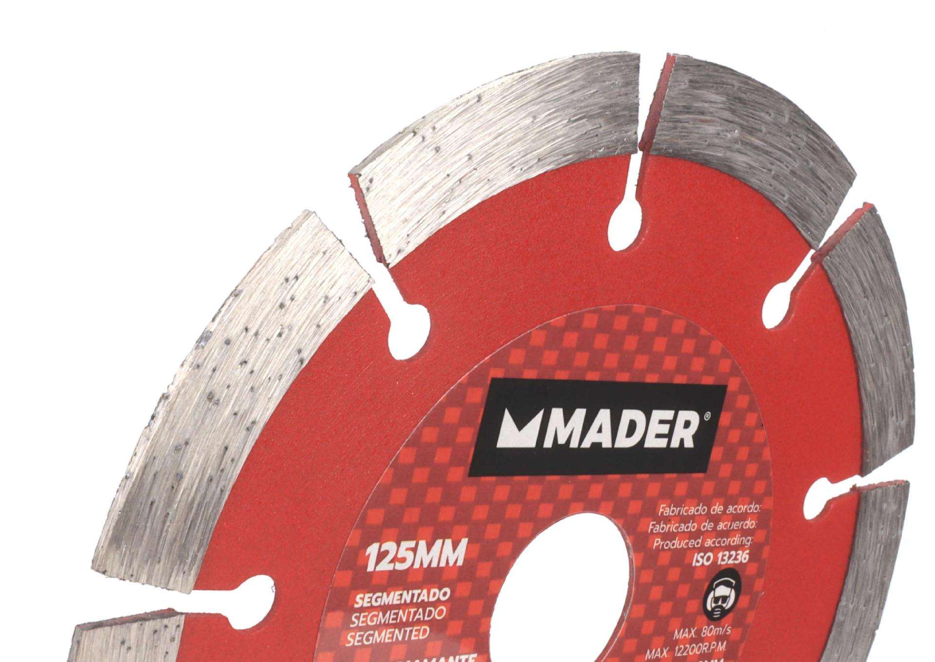 Disco Diamante, Segmentado, 125mm refª 95048 MADER