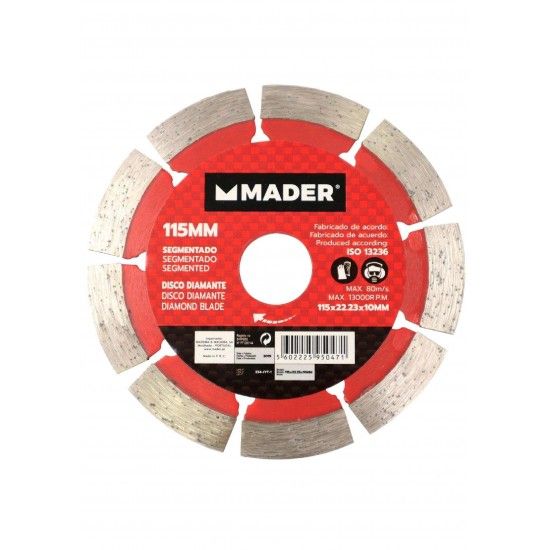 Disco Diamante, Segmentado, 115mm ref 95047 MADER