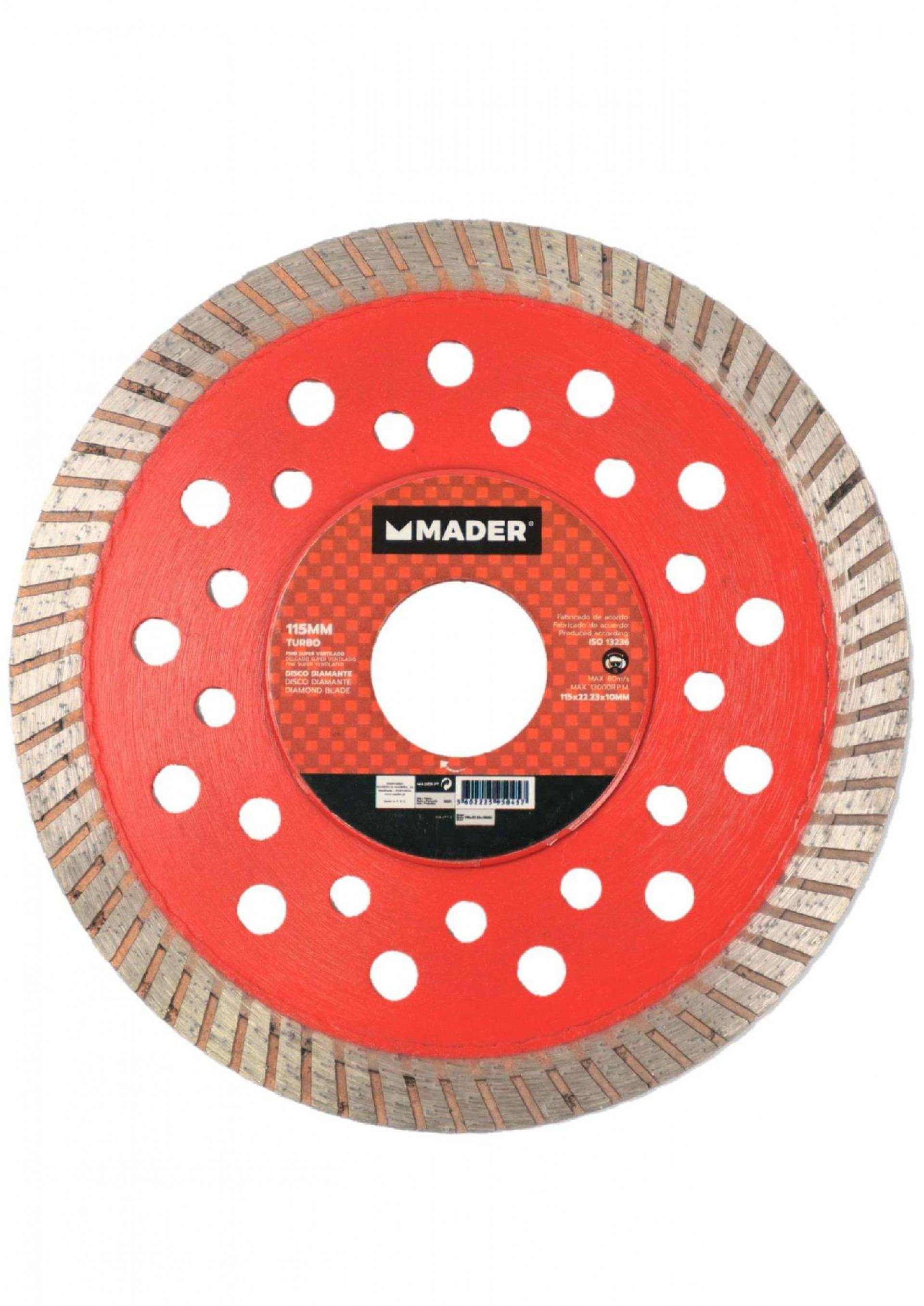 Disco Diamante, Turbo, 115mm refª 95045 MADER