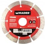 Disco Diamante, Segmentado, 115mm refª 95047 MADER Disco Diamante, Segmentado, 115mm refª 95047 MADER