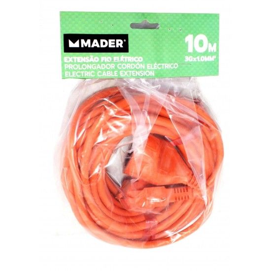 Extensão Exterior 3x1mm, 10m refª 90672 MADER Extensão Exterior 3x1mm, 10m refª 90672 MADER