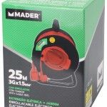Extenso de Fio Elctrico com Enrolador, Exterior, 25m ref 90674 MADER