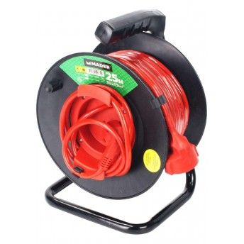 Extenso de Fio Elctrico com Enrolador, Exterior, 25m ref 90674 MADER