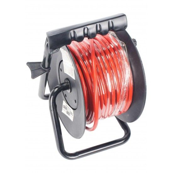 Extensão de Fio Eléctrico com Enrolador, Exterior, 25m refª 90674 MADER Extensão de Fio Eléctrico com Enrolador, Exterior, 25m refª 90674 MADER