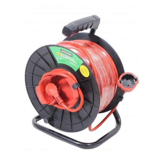 Extenso Eltrica, com Enrolador, 50m, Exterior ref 90675 MADER