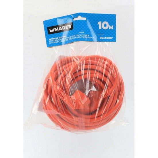 Extenso de Fio Elctrico, Exterior, 10m ref 90676 MADER