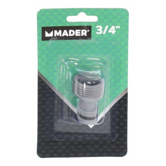 Acessório Clic para Rega, Plástico, 3/4, Macho refª 90517 MADER Acessório Clic para Rega, Plástico, 3/4, Macho refª 90517 MADER