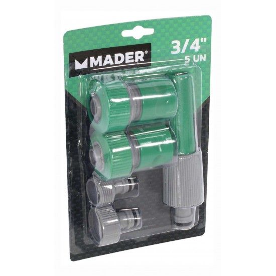 Agulheta para Rega, Plstica com Acessrios, 3/4, 5UN ref 90472 MADER