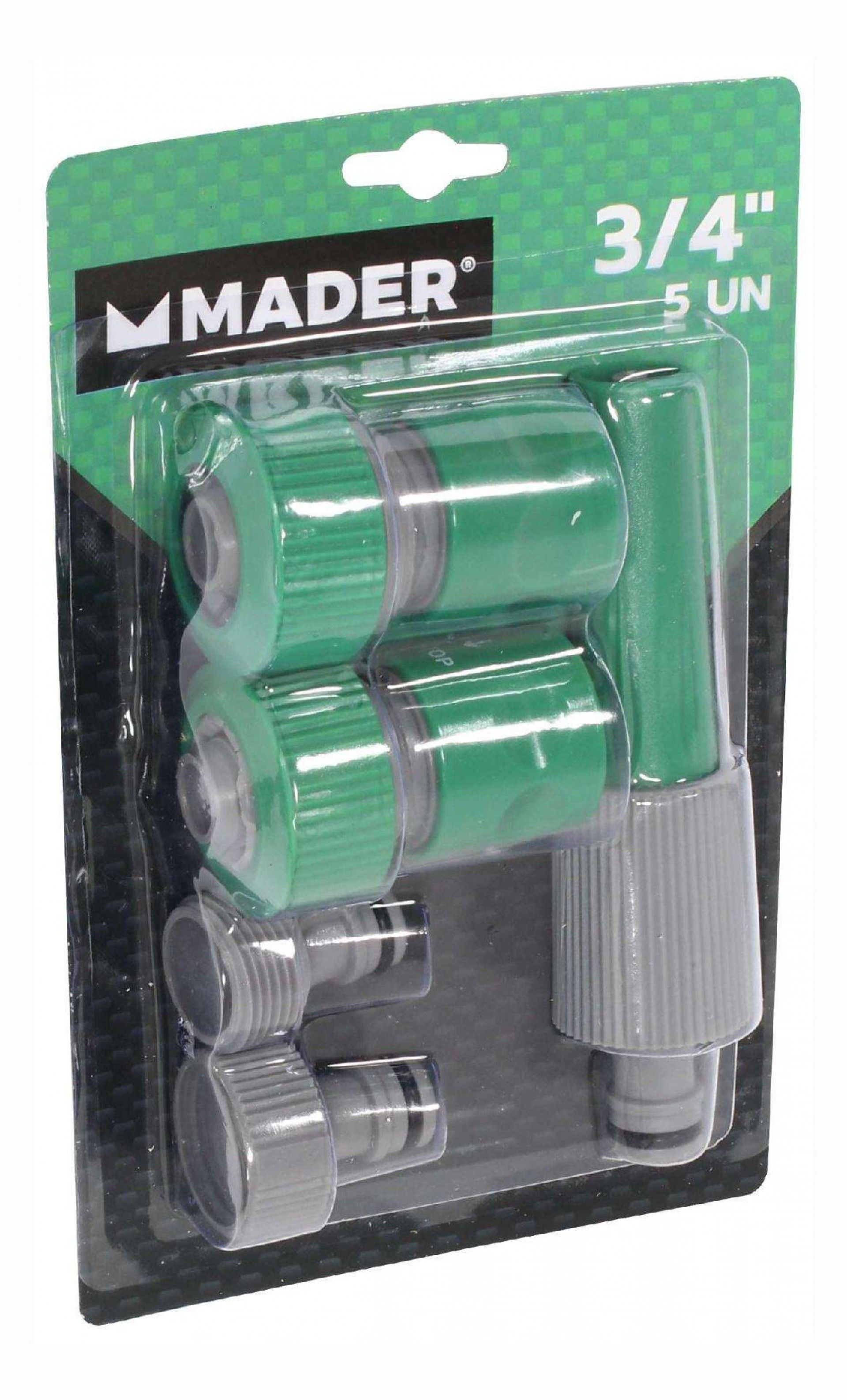 Agulheta para Rega, Plástica com Acessórios, 3/4, 5UN refª 90472 MADER