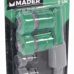 Agulheta para Rega, Plástica com Acessórios, 3/4, 5UN refª 90472 MADER Agulheta para Rega, Plástica com Acessórios, 3/4, 5UN refª 90472 MADER