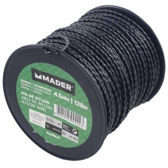 Fio de Nylon, Espiral, 4.5mm, 128m ref 90444 MADER