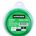 Fio Nylon, Quadrado, 4mm, 29m refª 90418 MADER Fio Nylon, Quadrado, 4mm, 29m refª 90418 MADER