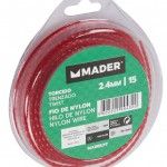 Fio de Nylon, Torcido, 2.4mm, 15m refª 90432 MADER Fio de Nylon, Torcido, 2.4mm, 15m refª 90432 MADER