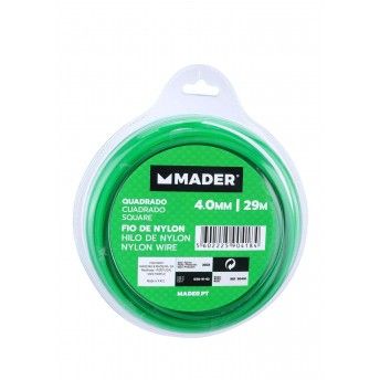 Fio Nylon, Quadrado, 4mm, 29m ref 90418 MADER
