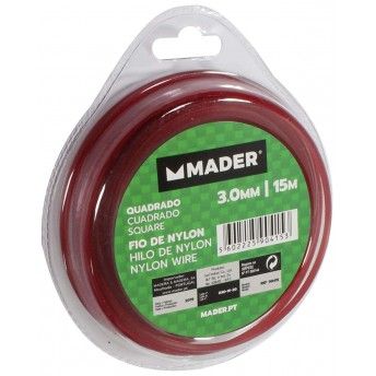 Fio de Nylon Quadrado 3mm, 15m ref 90415 Mader