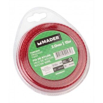 Fio de Nylon, Torcido, 2mm, 15m ref 90431 MADER