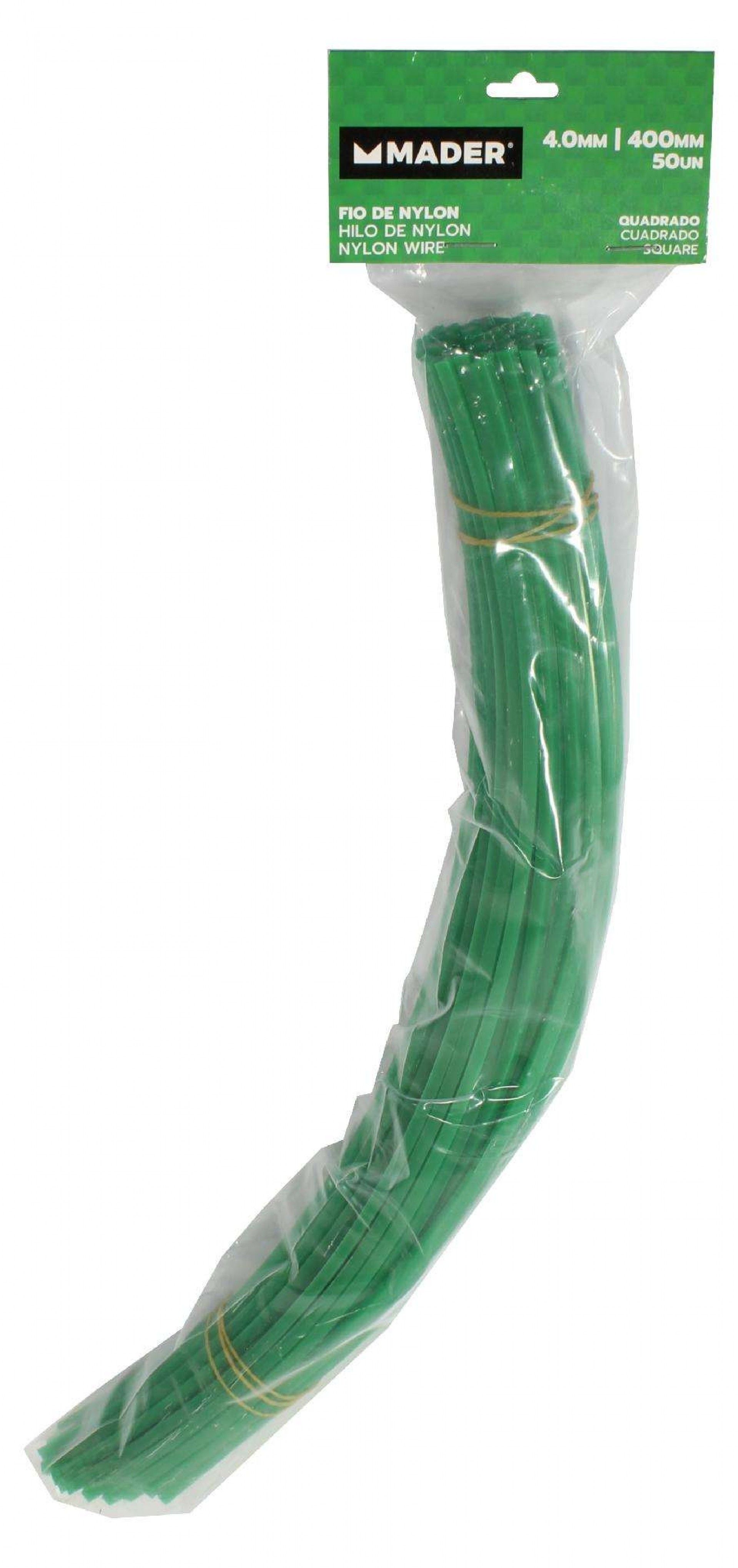 Fio Nylon, Quadrado, 4x400mm, 50Un refª 90419 MADER