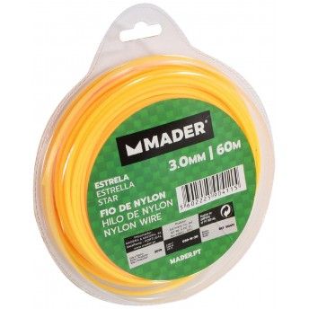 Fio de Nylon, Estrela, 3mm, 60m ref 90411 MADER