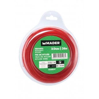 Fio de Nylon, Redondo, 3mm, 26m ref 90406 MADER