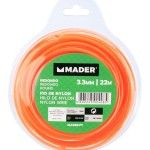 Fio de Nylon, Redondo, 3.3mm, 22m refª 90408 MADER Fio de Nylon, Redondo, 3.3mm, 22m refª 90408 MADER