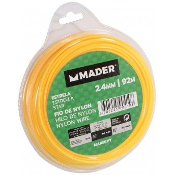 Fio de Nylon, Estrela, 2.5mm, 92m refª 90410 MADER Fio de Nylon, Estrela, 2.5mm, 92m refª 90410 MADER