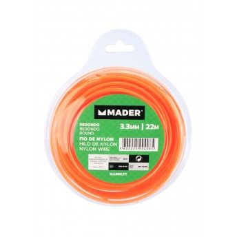 Fio de Nylon, Redondo, 3.3mm, 22m ref 90408 MADER