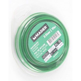 Fio de Nylon, Quadrado, 2mm, 15m ref 90413 MADER
