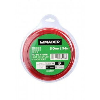 Fio de Nylon, Redondo, 3mm, 54m refª 90407 MADER Fio de Nylon, Redondo, 3mm, 54m refª 90407 MADER