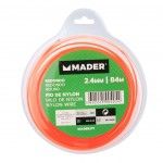 Fio de Nylon, Redondo, 2.4mm, 84m refª 90405 MADER Fio de Nylon, Redondo, 2.4mm, 84m refª 90405 MADER