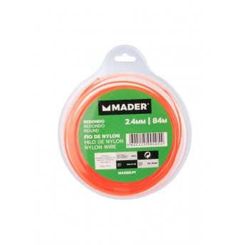 Fio de Nylon, Redondo, 2.4mm, 84m refª 90405 MADER Fio de Nylon, Redondo, 2.4mm, 84m refª 90405 MADER