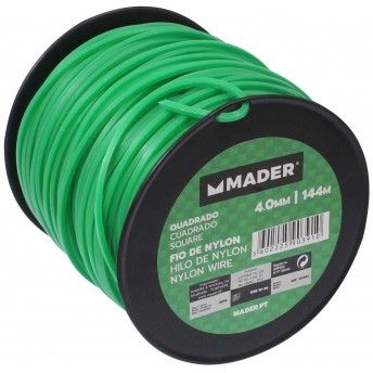Fio de Nylon, Quadrado, 4mm, 144m ref 90391 MADER