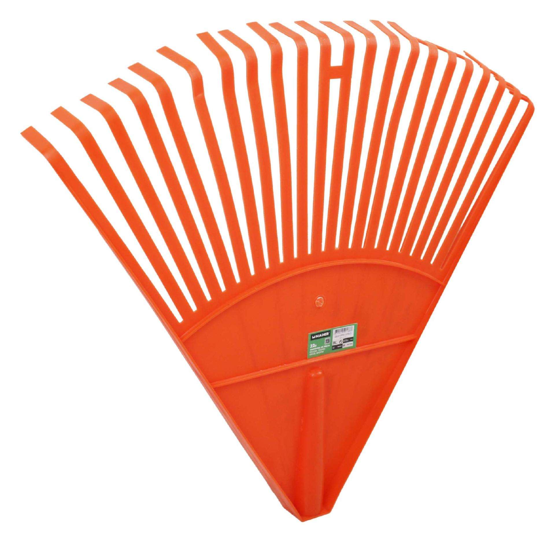 Vassoura de Relva sem cabo, Plástico, 22 Dentes refª 90168 MADER