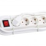 Extensão Elétrica, com Interruptor, 4 Tomadas, 3m, 3G x 1.5mm² refª 89312 MADER Extensão Elétrica, com Interruptor, 4 Tomadas, 3m, 3G x 1.5mm² refª 89312 MADER