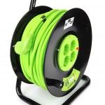 Extenso Eltrica, Enrolador Metlico, 50m, 3G x 2,5mm  ref 89325 SAURIUM
