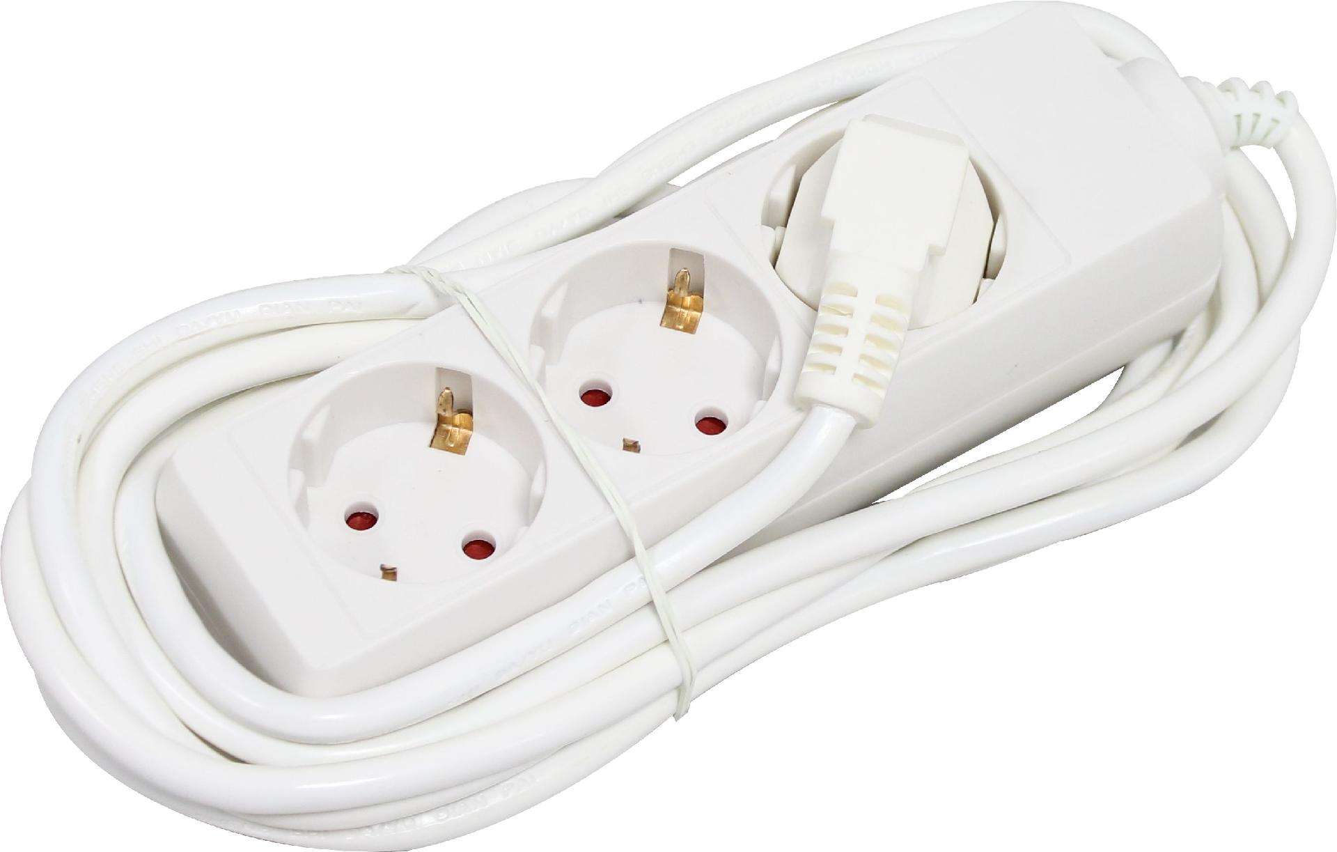 Extensão Eléctrica, 3mx1mm, 3 Tomadas refª 89302 SAURIUM