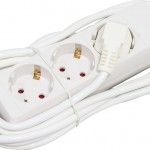 Extenso Elctrica, 3mx1mm, 3 Tomadas  ref 89302 SAURIUM