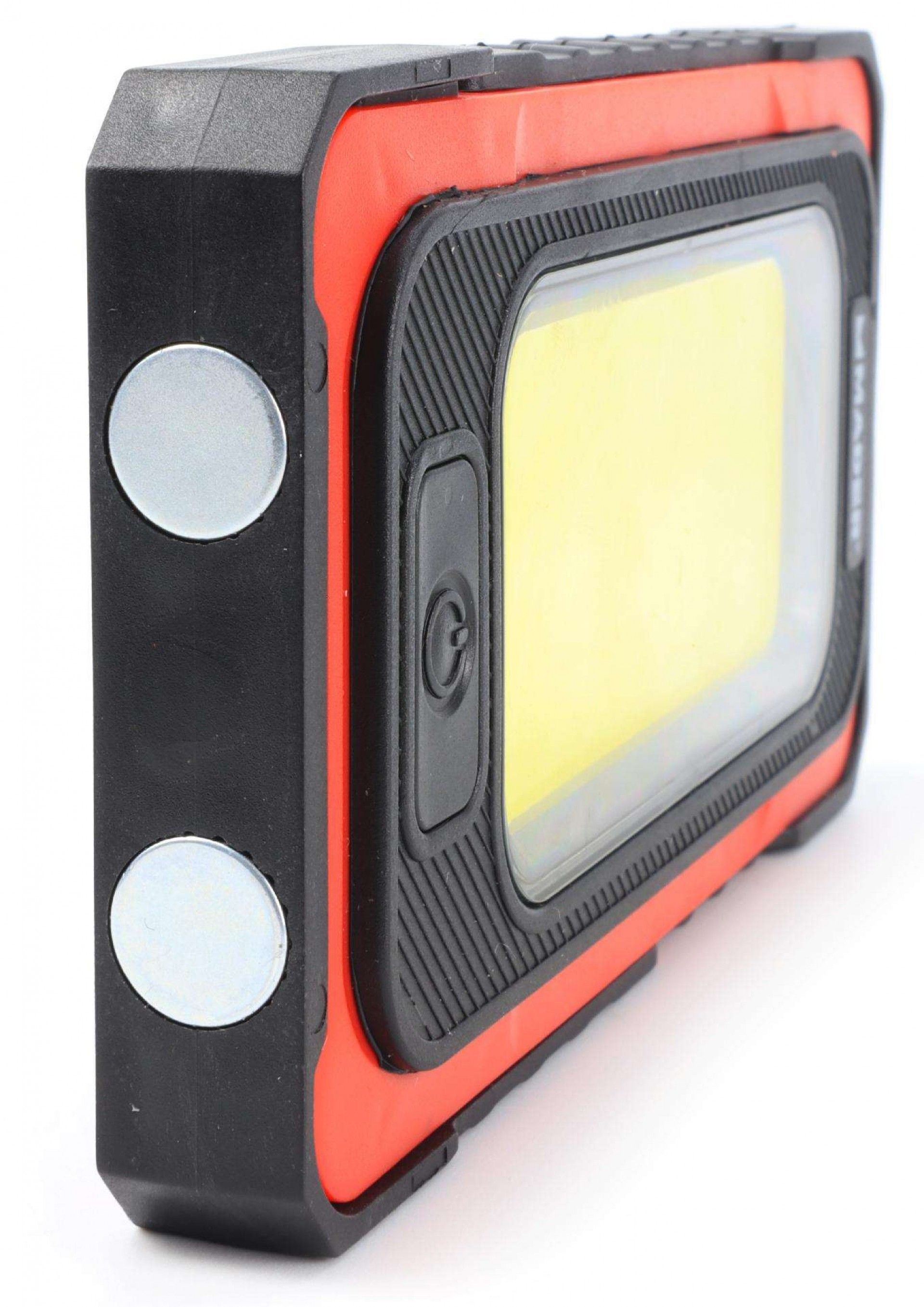 Lanterna Recarregável, Solar, Powerbank, 5W COB + 1 LED, 4Ah refª 89283 MADER