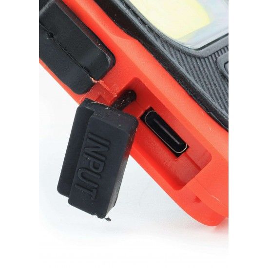 Lanterna Recarregvel, Solar, Powerbank,  5W COB + 1 LED, 4Ah ref 89283 MADER