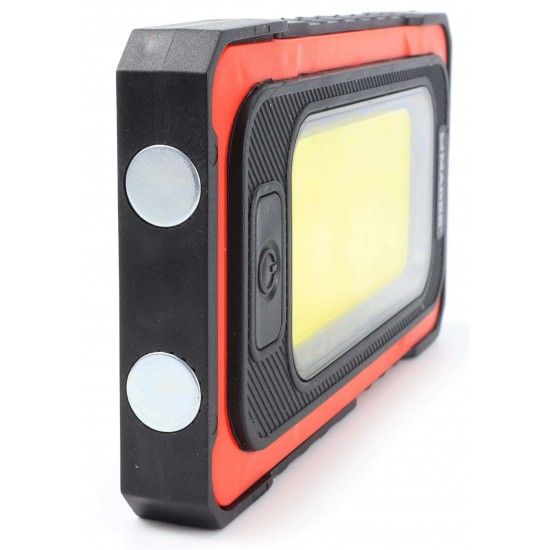 Lanterna Recarregvel, Solar, Powerbank,  5W COB + 1 LED, 4Ah ref 89283 MADER