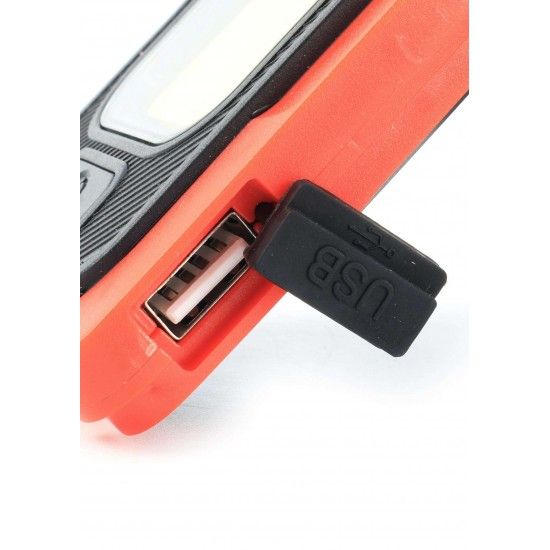 Lanterna Recarregvel, Solar, Powerbank,  5W COB + 1 LED, 4Ah ref 89283 MADER