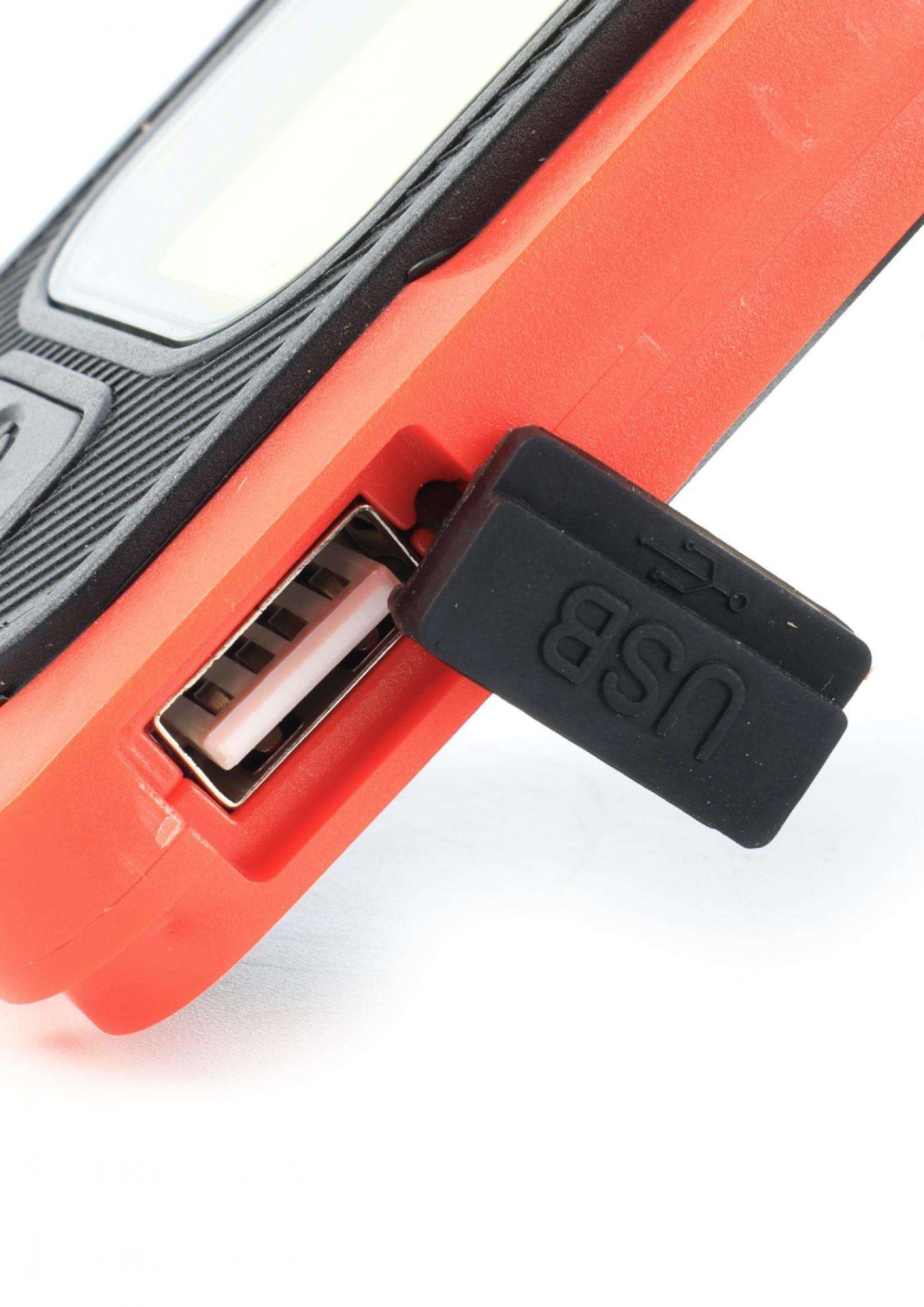 Lanterna Recarregável, Solar, Powerbank, 5W COB + 1 LED, 4Ah refª 89283 MADER