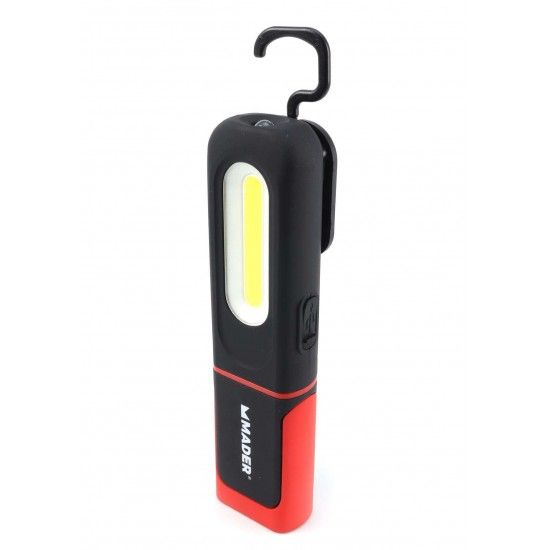 Lanterna Recarregvel, 5W COB + 1 LED ref 89282 MADER