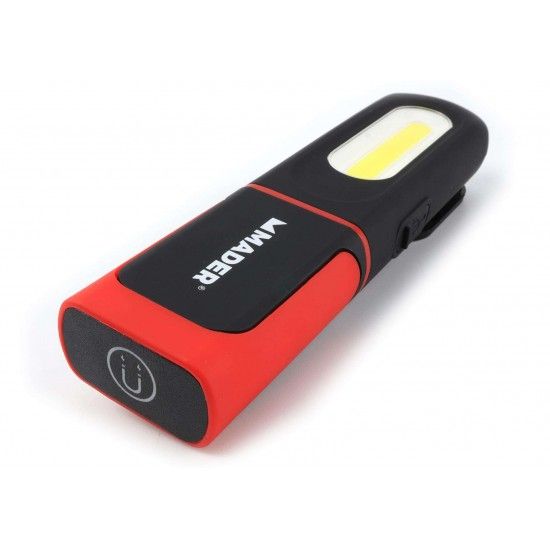 Lanterna Recarregvel, 5W COB + 1 LED ref 89282 MADER