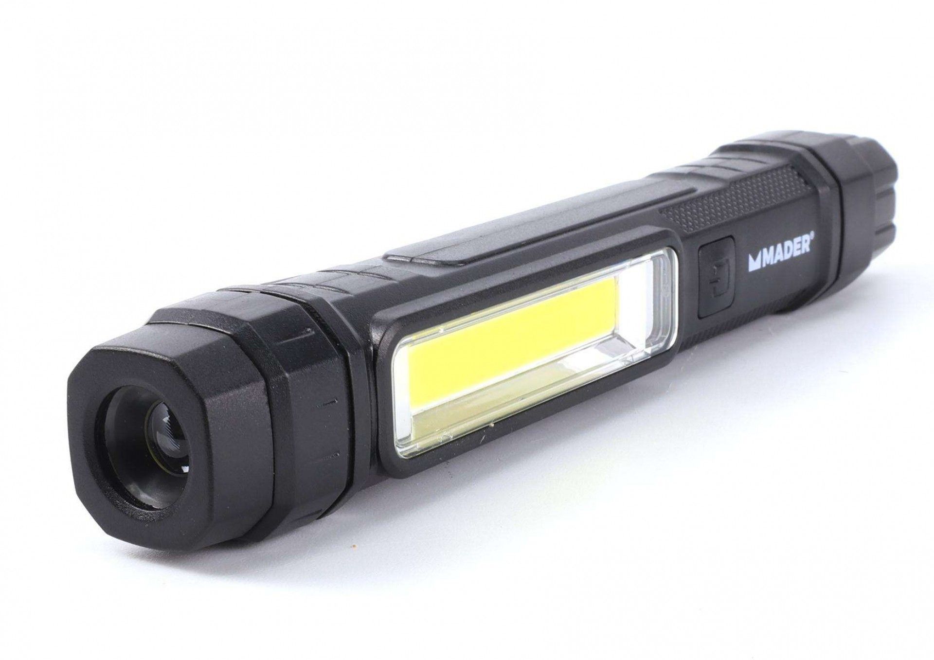 Lanterna Recarregável, 3W COB + 5W LED refª 89281 MADER