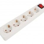 Caixa para Extenso Eltrica, sem Fio, 5 Tomadas ref. 89243 MADER