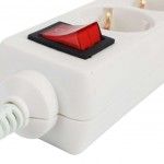 Caixa para Extensão Elétrica, sem Fio, 3 Tomadas ref. 89241 MADER Caixa para Extensão Elétrica, sem Fio, 3 Tomadas ref. 89241 MADER