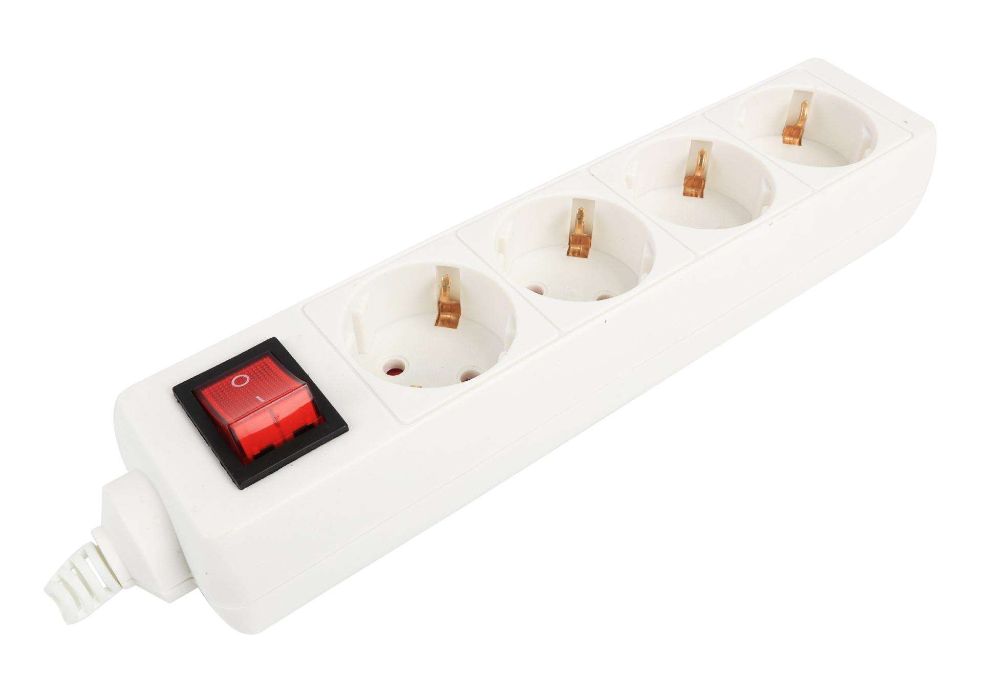 Caixa para Extensão Elétrica, sem Fio, 4 Tomadas ref. 89242 MADER