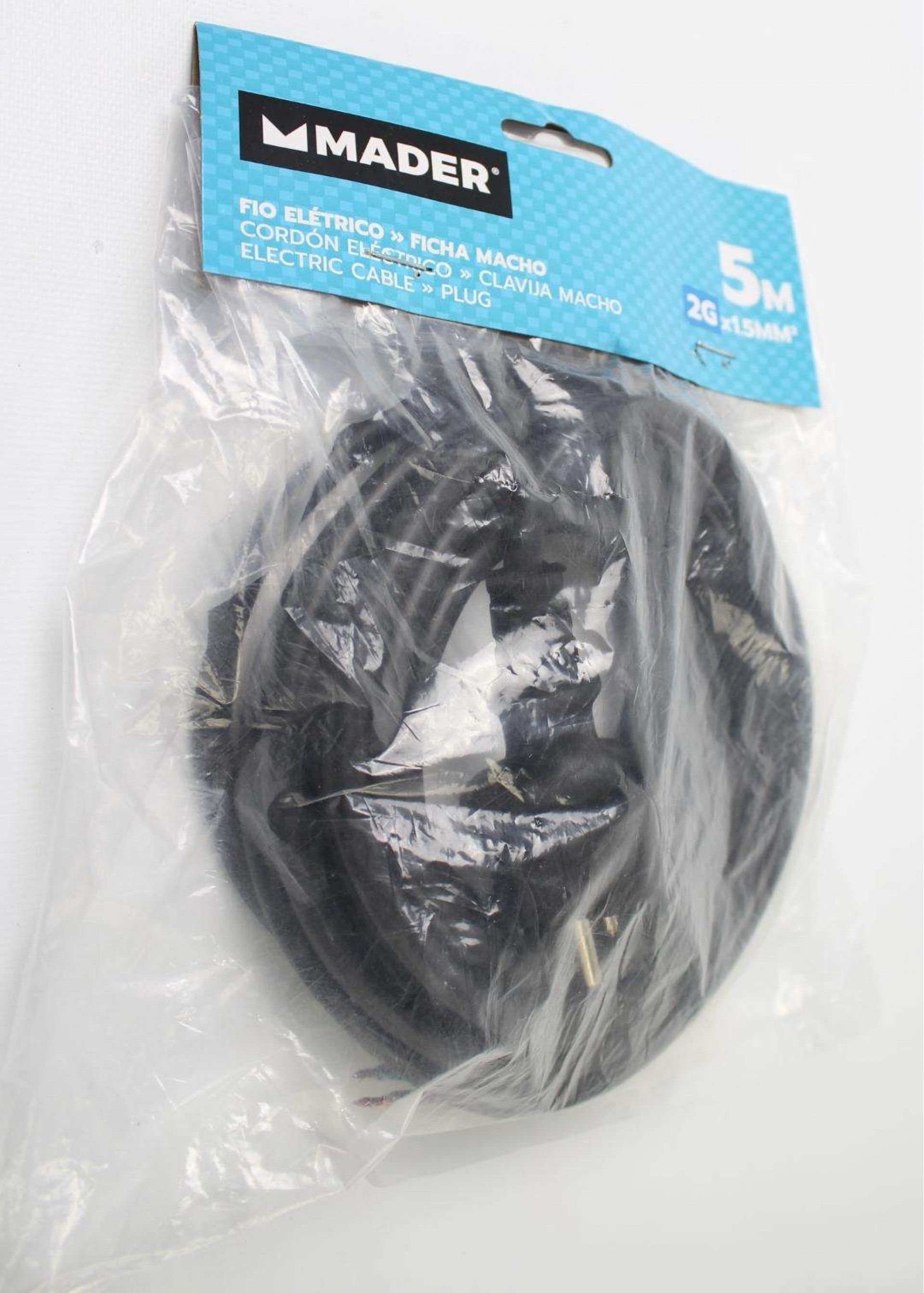 Extensão de Fio Eléctrico, 5m refª 89240 MADER