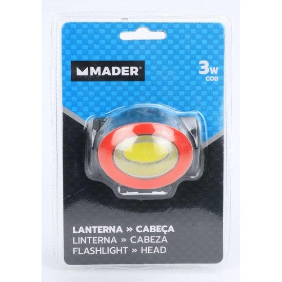 Lanterna para Cabea, 3W, COB ref 89196 MADER