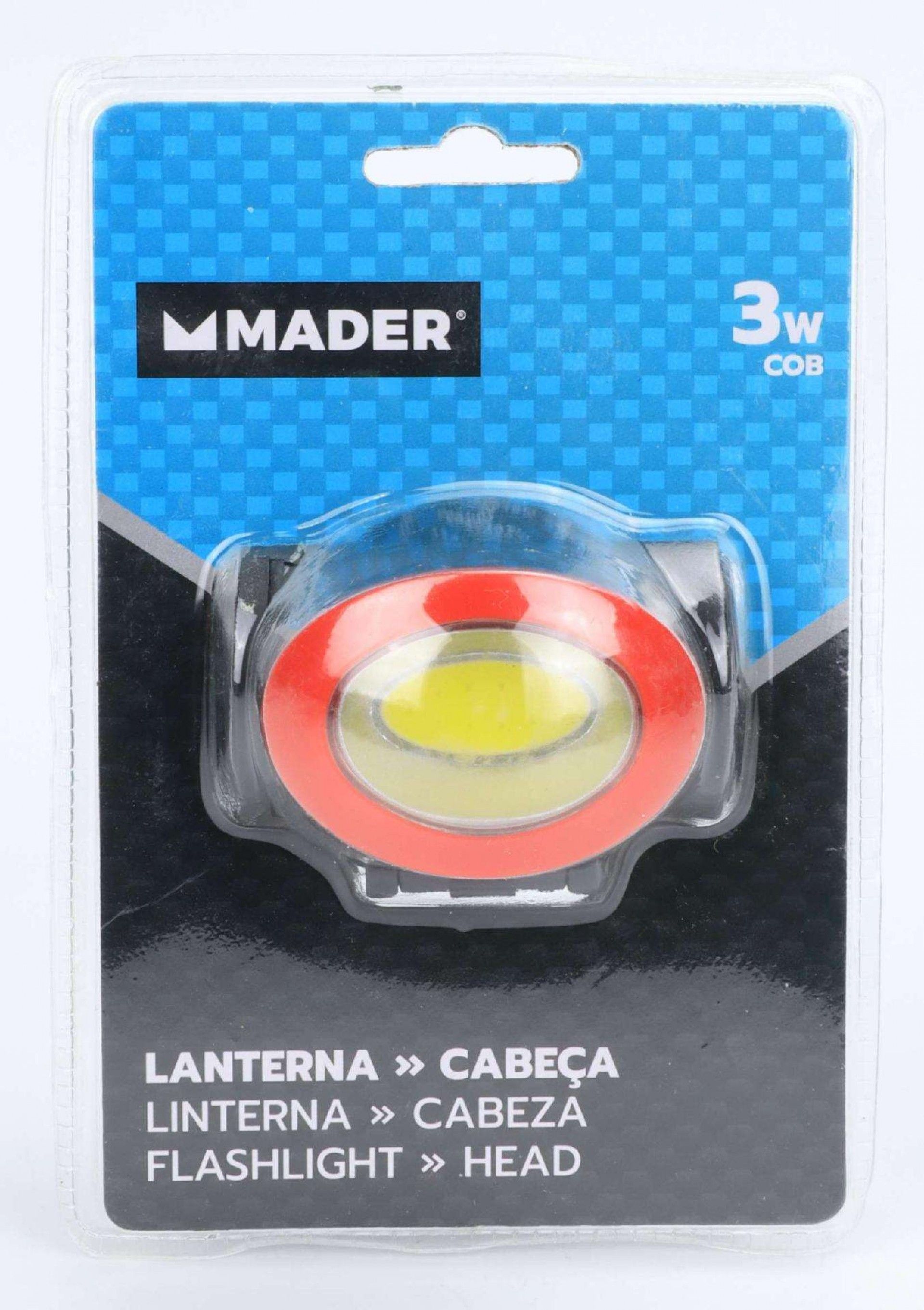 Lanterna para Cabeça, 3W, COB refª 89196 MADER